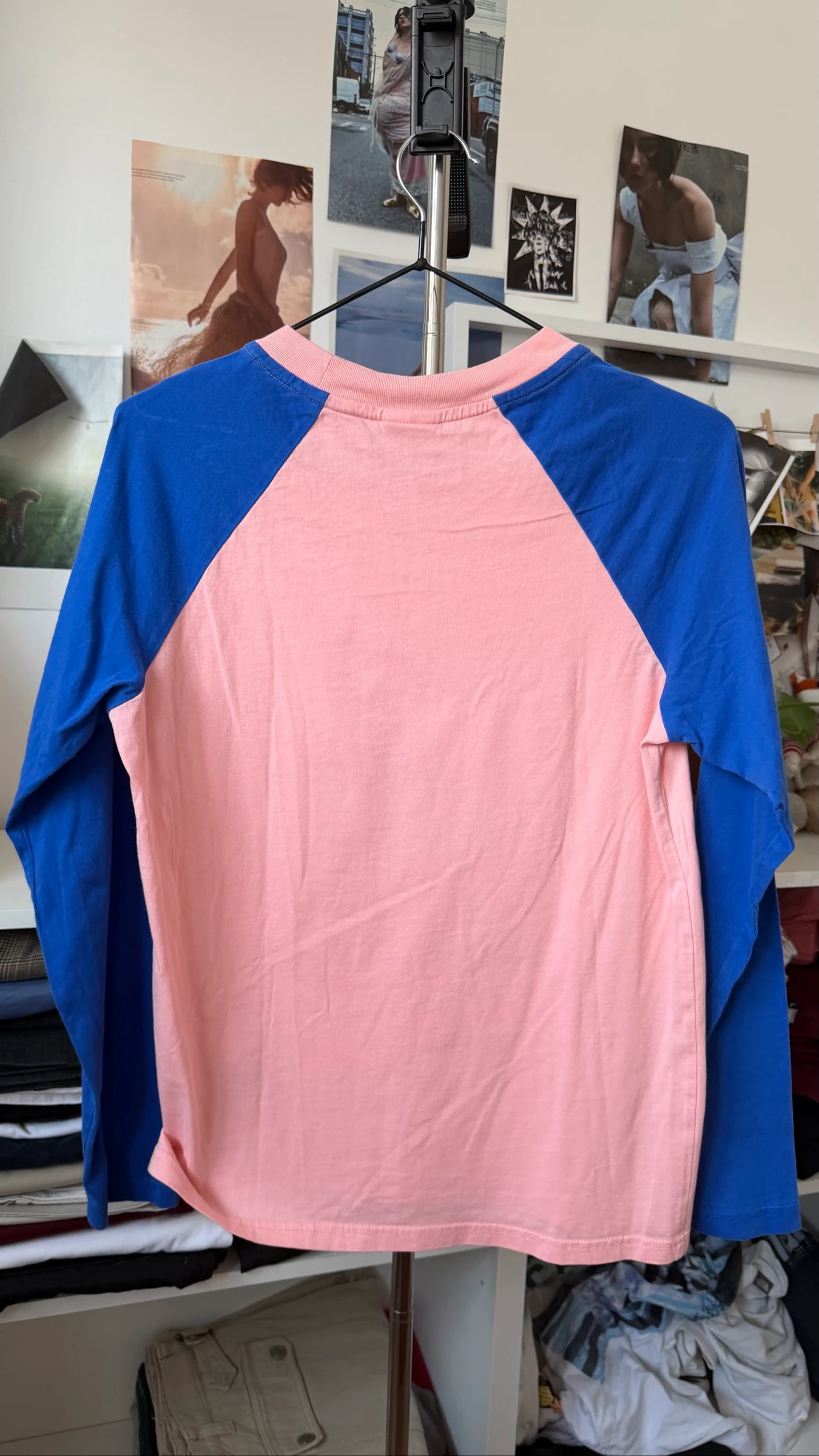 Camiseta Nike Sportswear rosa y azul talla S – photo 6